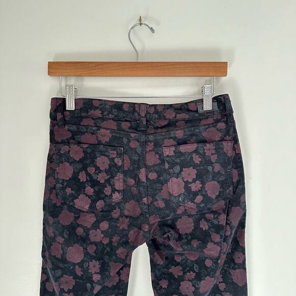 PAIGE Verdugo Ultra Skinny Floral Corduroy Pants - Picture 7 of 7